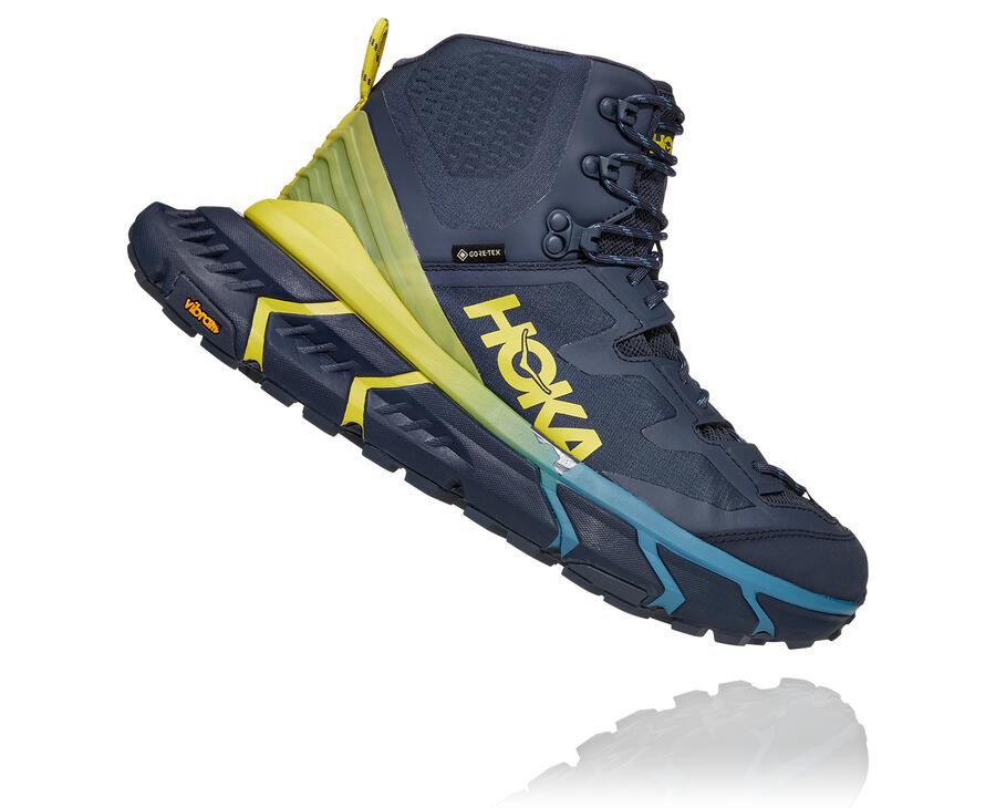 Sapatilhas Hoka One One Masculino Azuis - Tennine Hike Gore-Tex - 214-HJAYQX